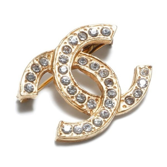CHANEL RHINESTONE CC BROOCH - Picture 4 of 4